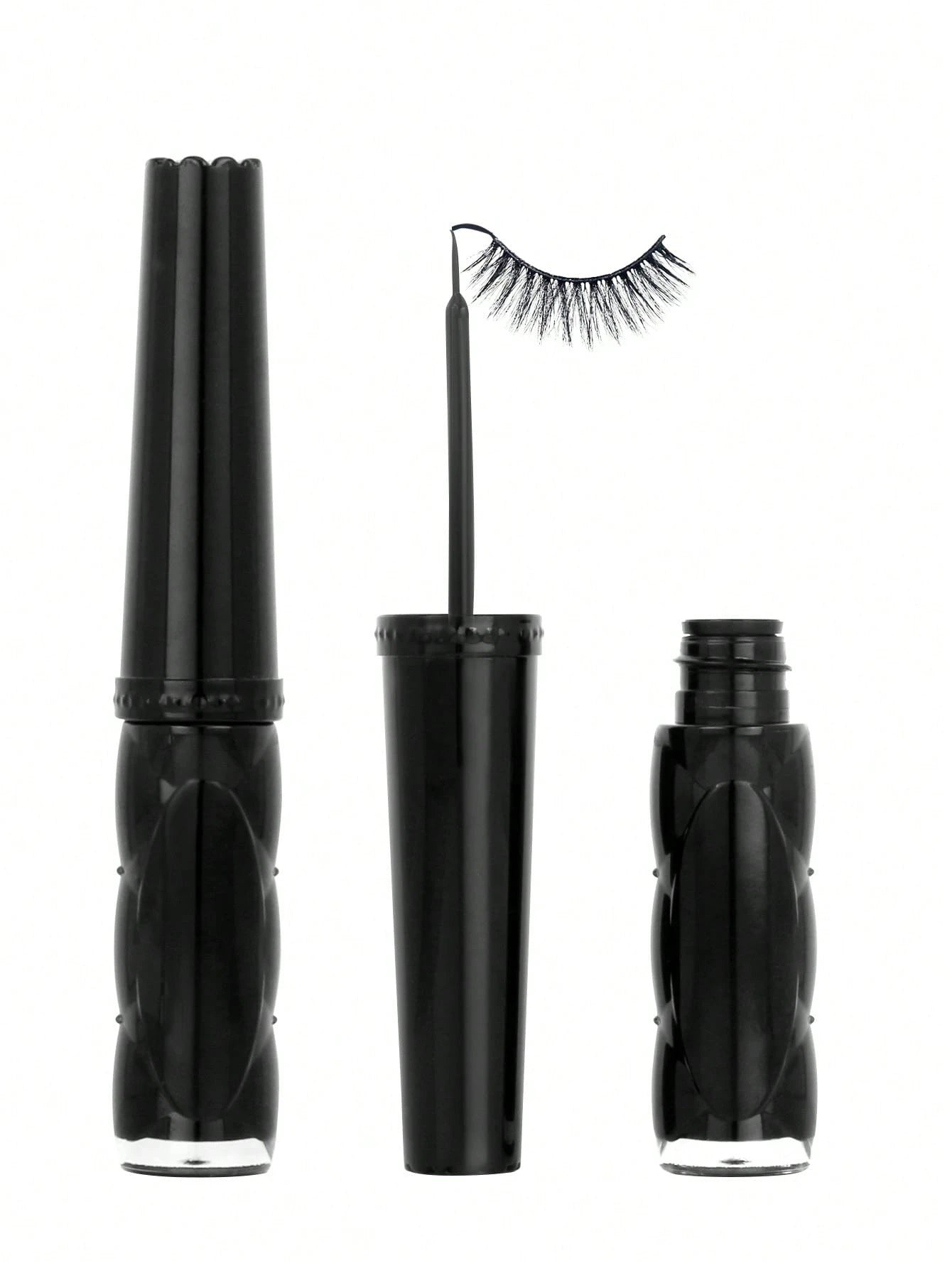 1pc Eyelash Cluster Glue 6ml, Long Lasting 72 Hours Super Strong Strip Eyelash Extension Glue Waterproof, Latex Free, Low Allergy, Quick, With Brush In Applicator Eyelash, Can Be Used With Eyelash And