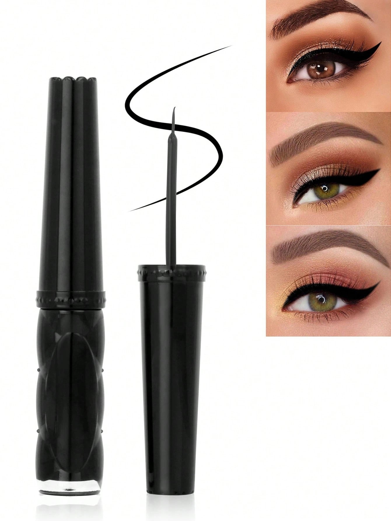 1pc Eyelash Cluster Glue 6ml, Long Lasting 72 Hours Super Strong Strip Eyelash Extension Glue Waterproof, Latex Free, Low Allergy, Quick, With Brush In Applicator Eyelash, Can Be Used With Eyelash And