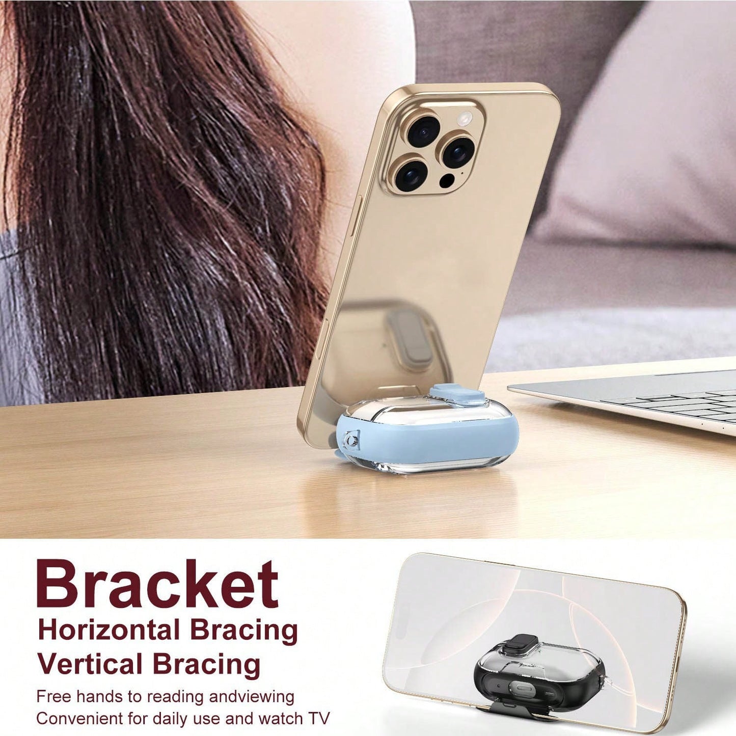 1pc Fashion Business Vertical Protective Case, Compatible With Apple Bluetooth Earbuds 4th Generation Active Noise Cancelling, With Lock, Pro 3/2nd Generation Earbuds Protective Case, Anti-Opening Ear
