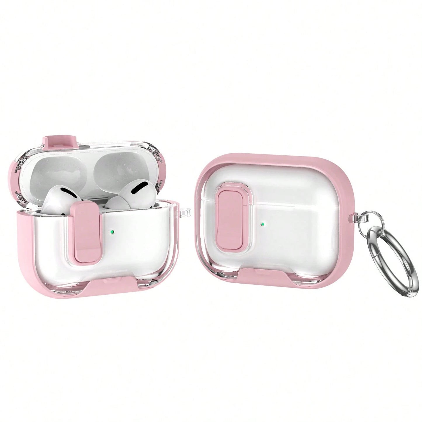 1pc Fashion Business Vertical Protective Case, Compatible With Apple Bluetooth Earbuds 4th Generation Active Noise Cancelling, With Lock, Pro 3/2nd Generation Earbuds Protective Case, Anti-Opening Ear