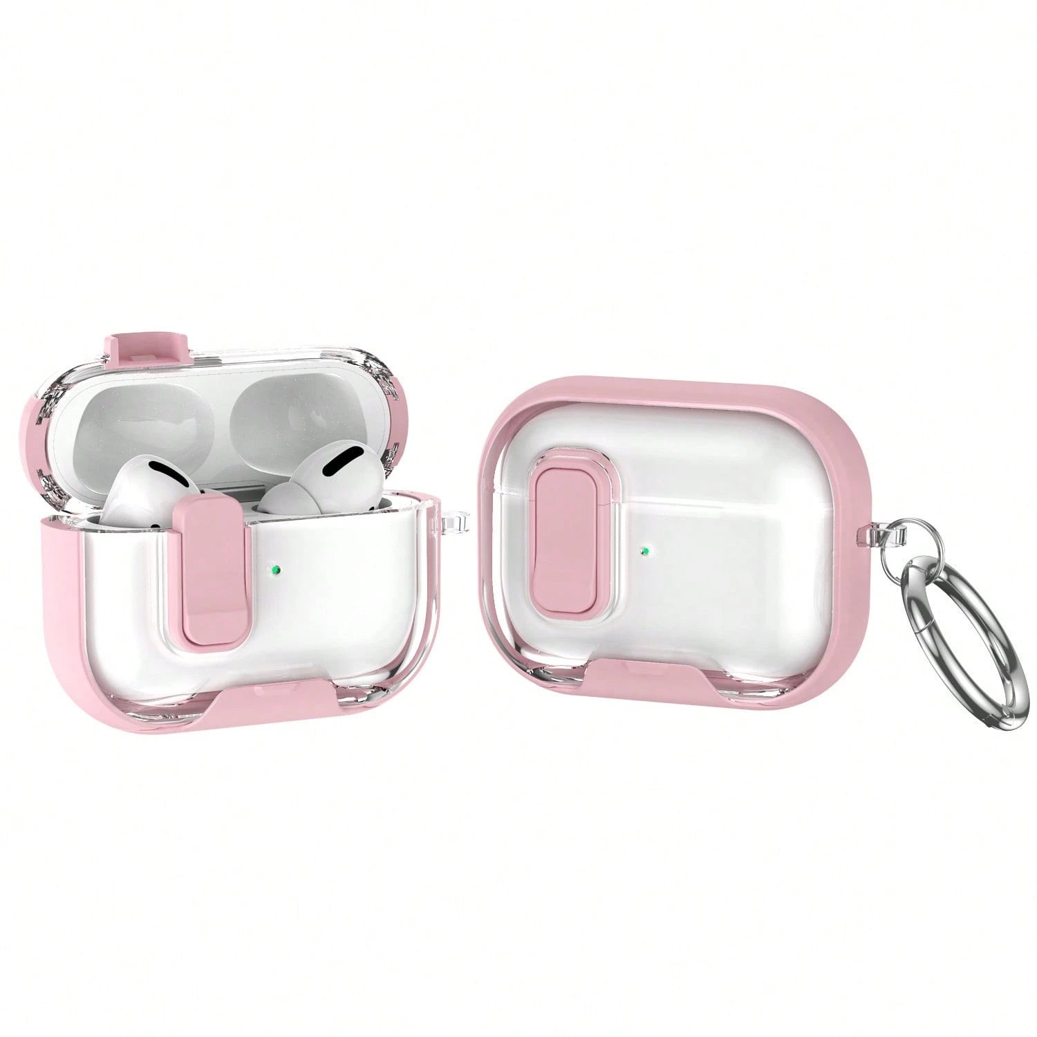 1pc Fashion Business Vertical Protective Case, Compatible With Apple Bluetooth Earbuds 4th Generation Active Noise Cancelling, With Lock, Pro 3/2nd Generation Earbuds Protective Case, Anti-Opening Ear