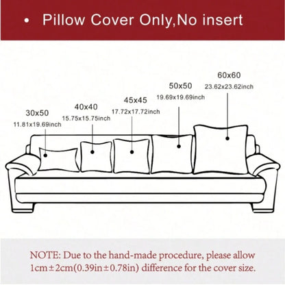 1pc Faux Suede Furry Ball Decorative Throw Pillow/Lumbar Cushion Cover, For Living Room Sofa Bedroom Decor