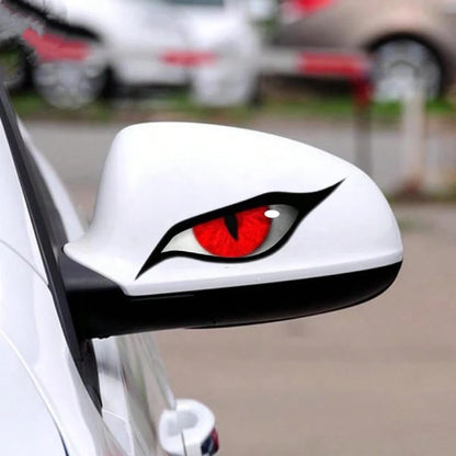 1pc Fierce Eagle Eye Car Rearview Mirror Decal, Waterproof Anti-Scratch Creative Sticker