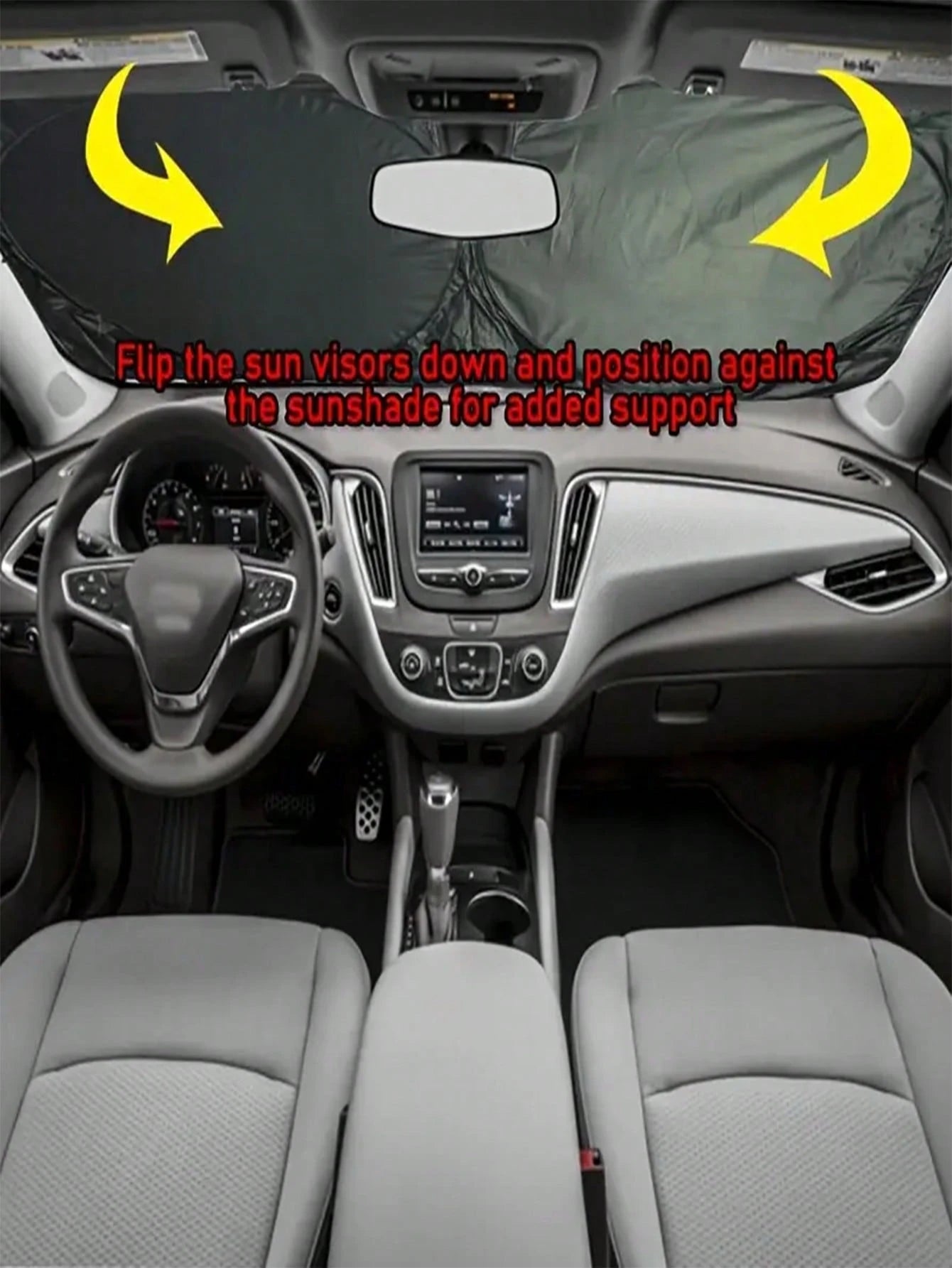 1pc Foldable Car Windshield Sun Shade, Ultimate UV Protection For Car Interior, Fits Windshield Of Cars, SUVs, Trucks, Auto Accessories