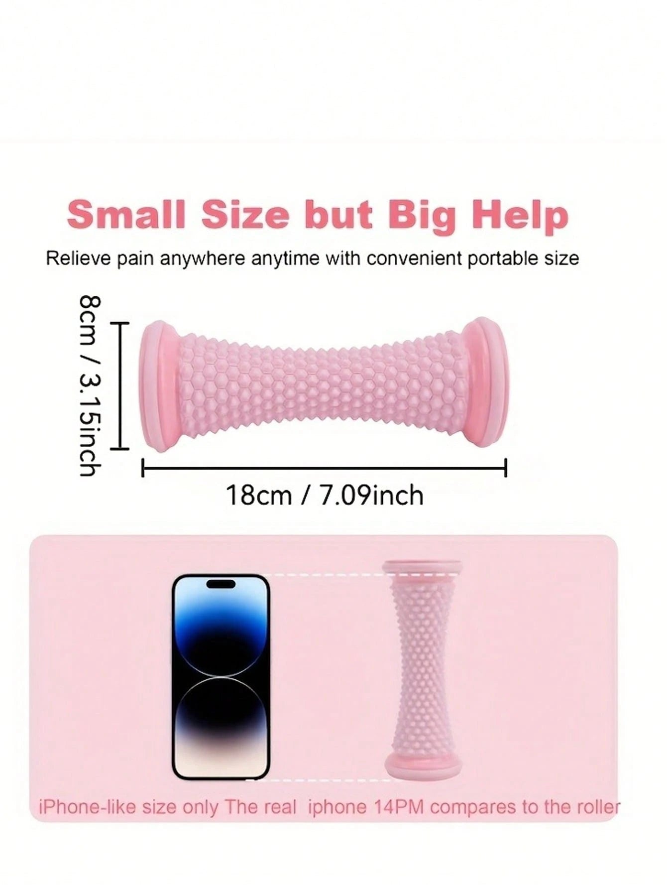 1pc Foot Massage Roller, Flat Foot Massage Roller Trainer, Home Foot Massager, Suitable For Yoga, Fitness And Arch Training - Powerful And Efficient Home Foot Massager For Exercise,Shoe Rack,Storage S