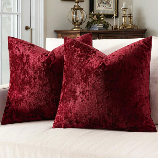 1pc Frosty Velvet Decorative Pillow Cover, Soft Neutral Cushion Case With Vintage Texture, Suitable For Luxury Home Decor