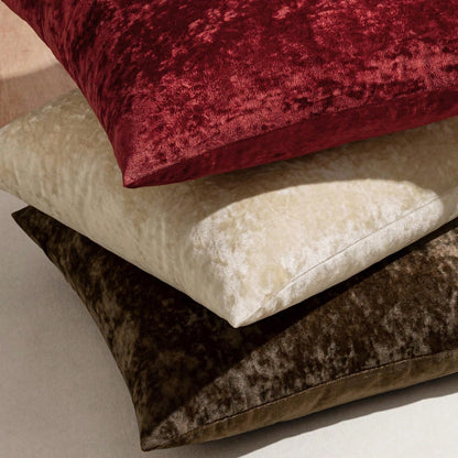 1pc Frosty Velvet Decorative Pillow Cover, Soft Neutral Cushion Case With Vintage Texture, Suitable For Luxury Home Decor