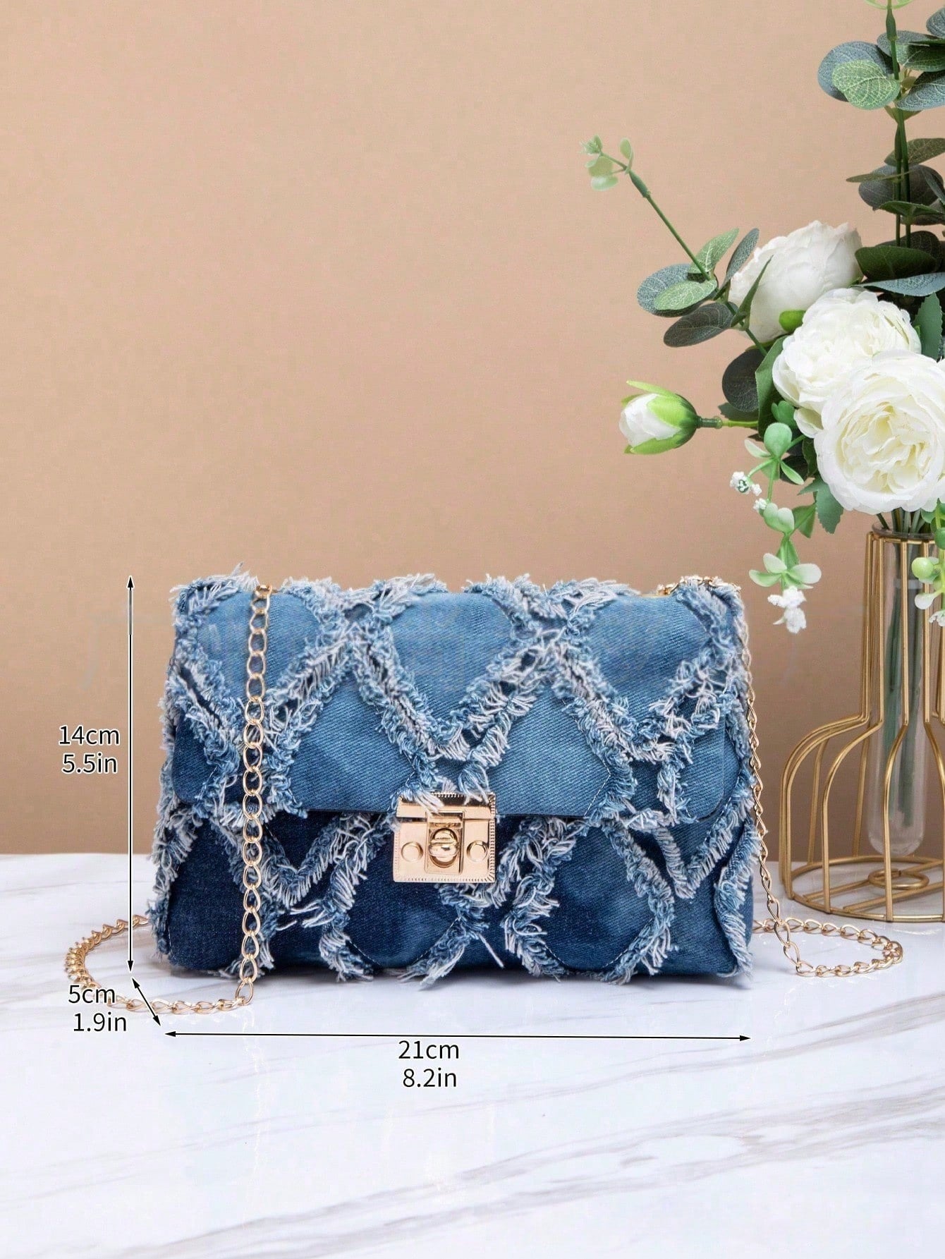 1pc Girls' Argyle Crossbody Bag, Small Square Shoulder Bag, Coin Purse, Fashion Versatile Minimalist Chain Design, Suitable For Daily, Shopping, Ideal Gift