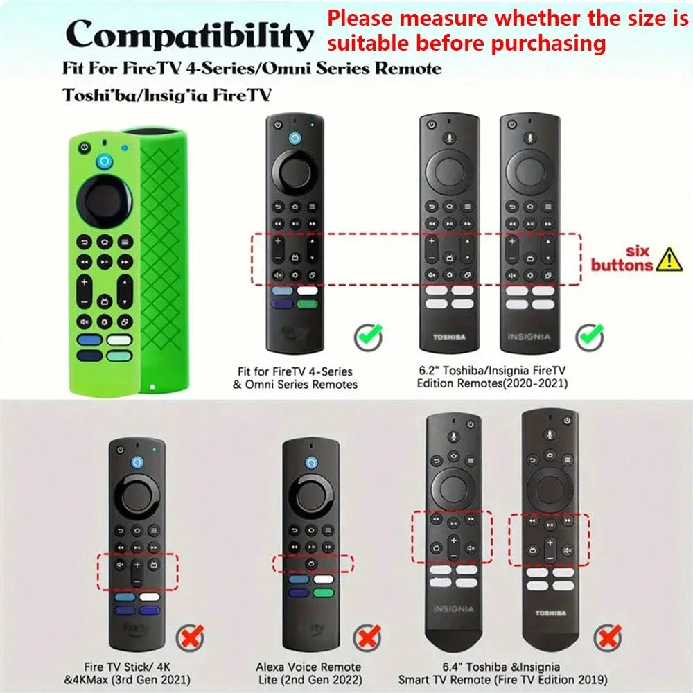 1pc Glow-In-The-Dark Silicone Remote Case For Fire TV Alexa Voice Remote, Fire TV Omni Series, TV 4-Series Remote, Compatible /Insignia Fire TV Remote With Lanyard Insulation,Galentines,Puppy,Carnival