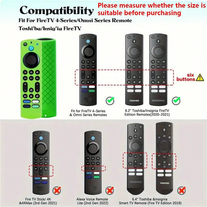 1pc Glow-In-The-Dark Silicone Remote Case For Fire TV Alexa Voice Remote, Fire TV Omni Series, TV 4-Series Remote, Compatible /Insignia Fire TV Remote With Lanyard Insulation,Galentines,Puppy,Carnival