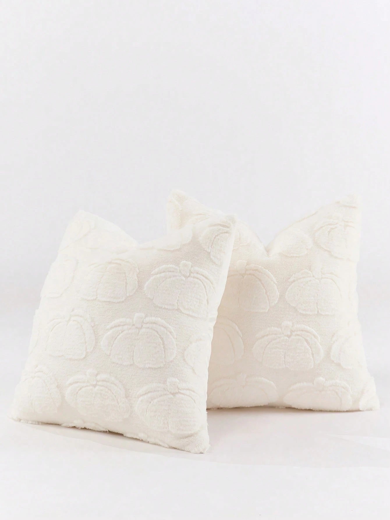 1pc Halloween Beige Pumpkin Decor Throw Pillow Case, Reverse Side With Plush Fabric, Square Cushion Cover, Holiday Home Pillow Sham Decor, Soft Velvet Fabric, Modern Decor For Sofa, Home & Bedroom,Fal