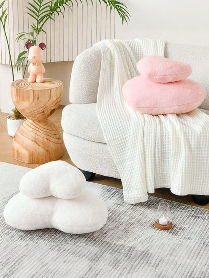 1pc Heart Shaped Throw Pillow, Cute Heart Decor Cushion, Soft Decorative Pillow, Suitable For Sofa, Bedroom, Living Room, Home Decor, Room Decor, Daily Party, Wedding, Valentine's Day Gift, Spring/Sum