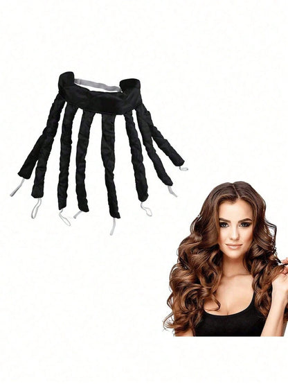 1pc Heating Free Curling Stick, Headband Curling Iron, Hair Styling Tool Set, No Heat Curling Tools, Convenient Sleep Hair Care Tool, Foam Sponge Curler, Back To School, Travel Vacation,Curling Hair S
