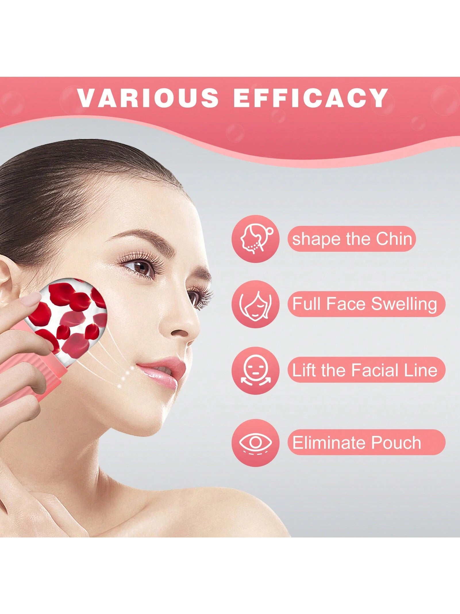 1pc Ice Roller, Used For Relieving Facial And Eye Puffiness, Facial Massager, Improving Skin Quality, Brightening Complexion, Ice Roller Mold, Beauty, Skincare, Spa, Self-Care, Skincare Tools, Facial