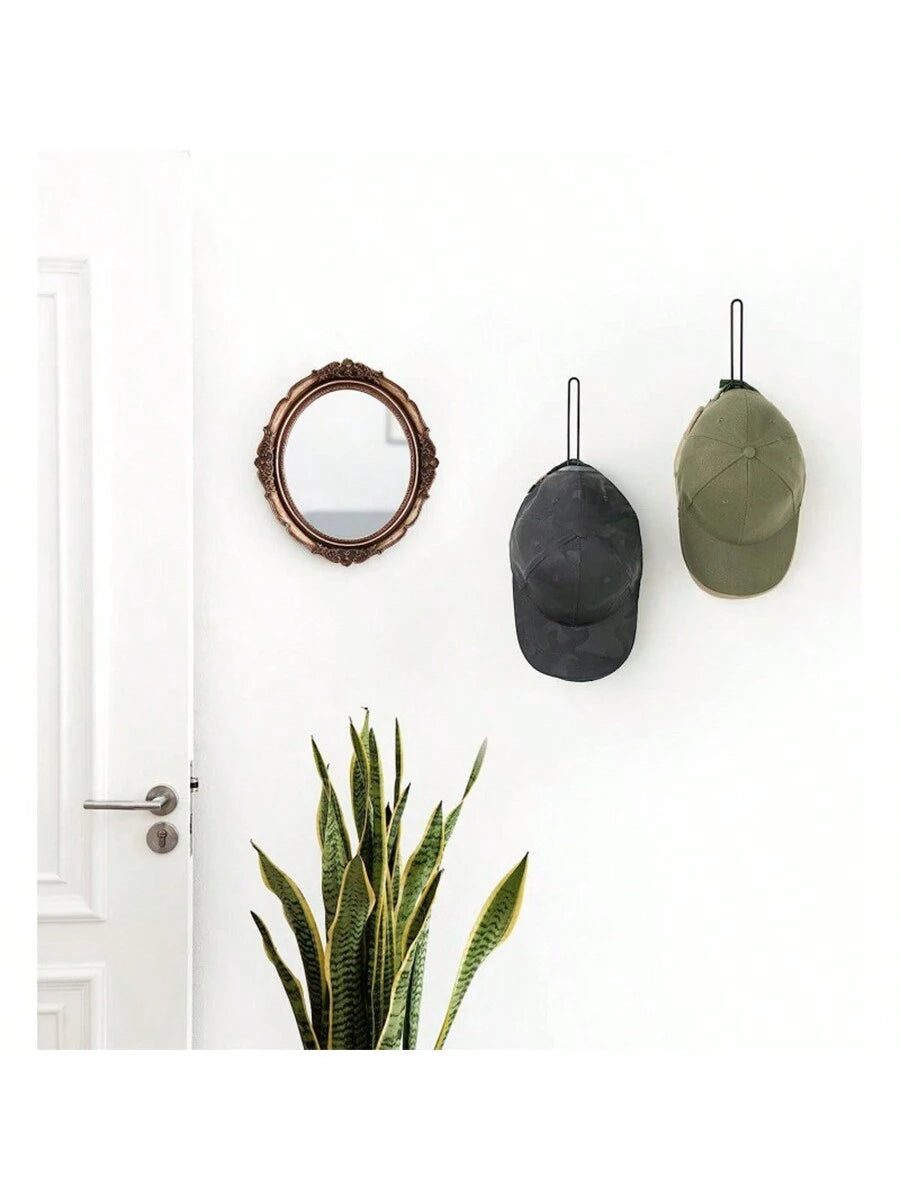 1pc L-Shaped Iron Wire Baseball Cap Holder Wall-Mounted Hat Rack Hat Organizer, Gender Reveal Party, Perfect For Birthdays, Weddings, Parties, The Perfect Gift For Colleagues, Friends, And Family, Bac