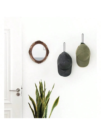 1pc L-Shaped Iron Wire Baseball Cap Holder Wall-Mounted Hat Rack Hat Organizer, Gender Reveal Party, Perfect For Birthdays, Weddings, Parties, The Perfect Gift For Colleagues, Friends, And Family, Bac