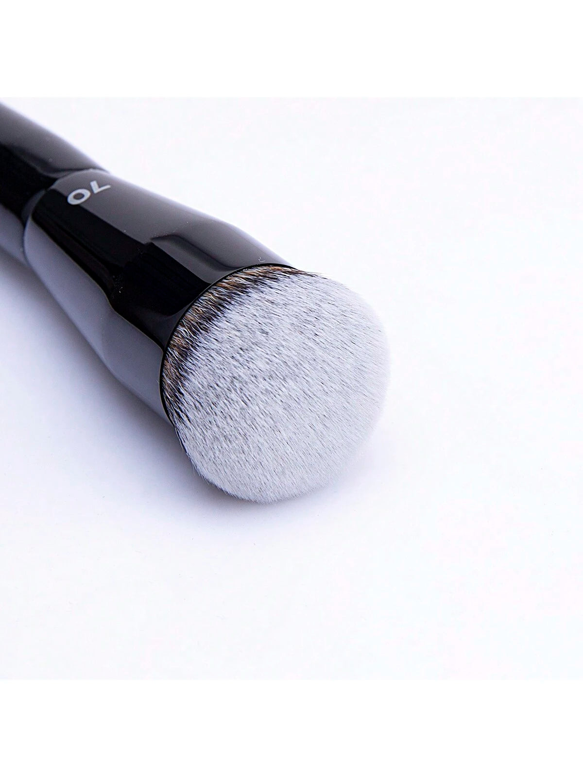 1pc Large Foundation Brush With Round Tip, Professional Synthetic Hair Makeup Brush For Contouring, Foundation Brush, Concealer Brush, Blush Brush, Contour Brush, Blush Brush, Bronzer Brush, Powder Br