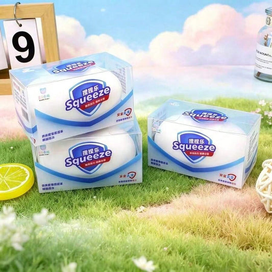 1pc Large Slow Rebound Soap Stress Relief Squeeze Toy, Suitable As A Gift For Friends And Girlfriends, Soft And Flexible, Slow Rebound, Non-Sticky, High Elasticity And Durable, Won't Deform After Repe