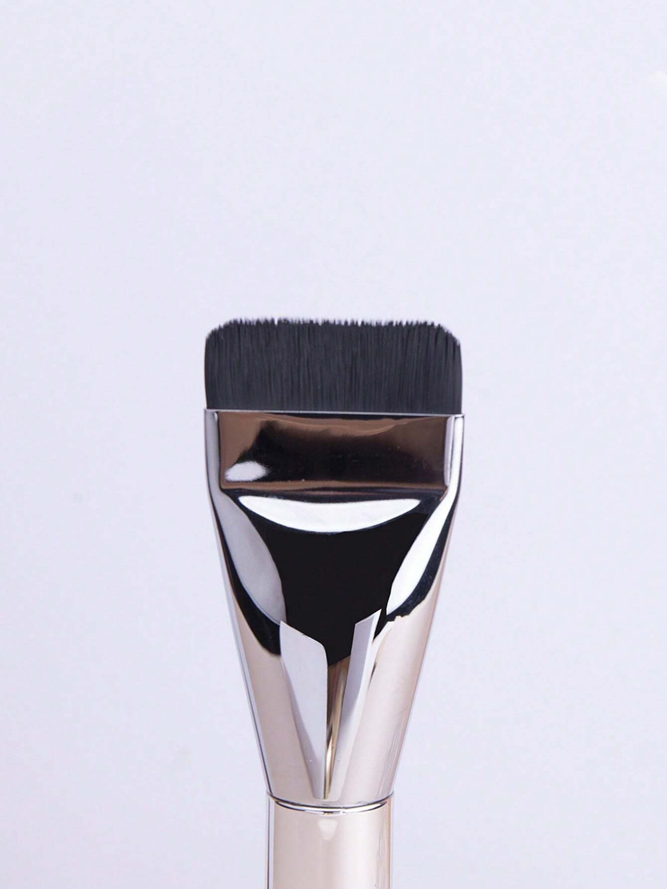 1pc Lightweight Ultra-Thin Foundation Brush, Face Contour Brush, Flat Contour Brush, Blending Cream Brush For Makeup,Foundation Brush,Concealer Brush,Blush Brush,Contour Brush,Blush Brush,Bronzer Brus