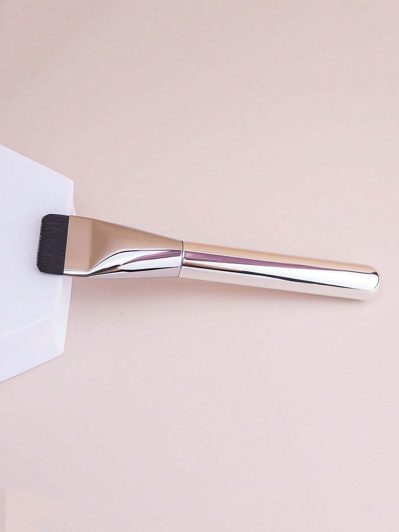 1pc Lightweight Ultra-Thin Foundation Brush, Face Contour Brush, Flat Contour Brush, Blending Cream Brush For Makeup,Foundation Brush,Concealer Brush,Blush Brush,Contour Brush,Blush Brush,Bronzer Brus