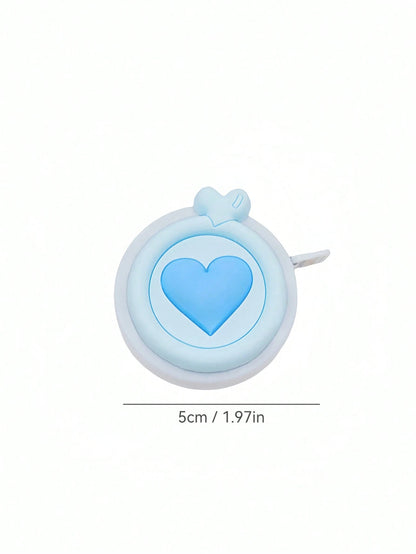 1pc Macaron Color Retractable Tape Measure, Double-Sided Metric/Imperial Mini Ruler, Useful For Measuring Length, Height, Distance, Chest, Waist, Hip, Height, Clothing Size