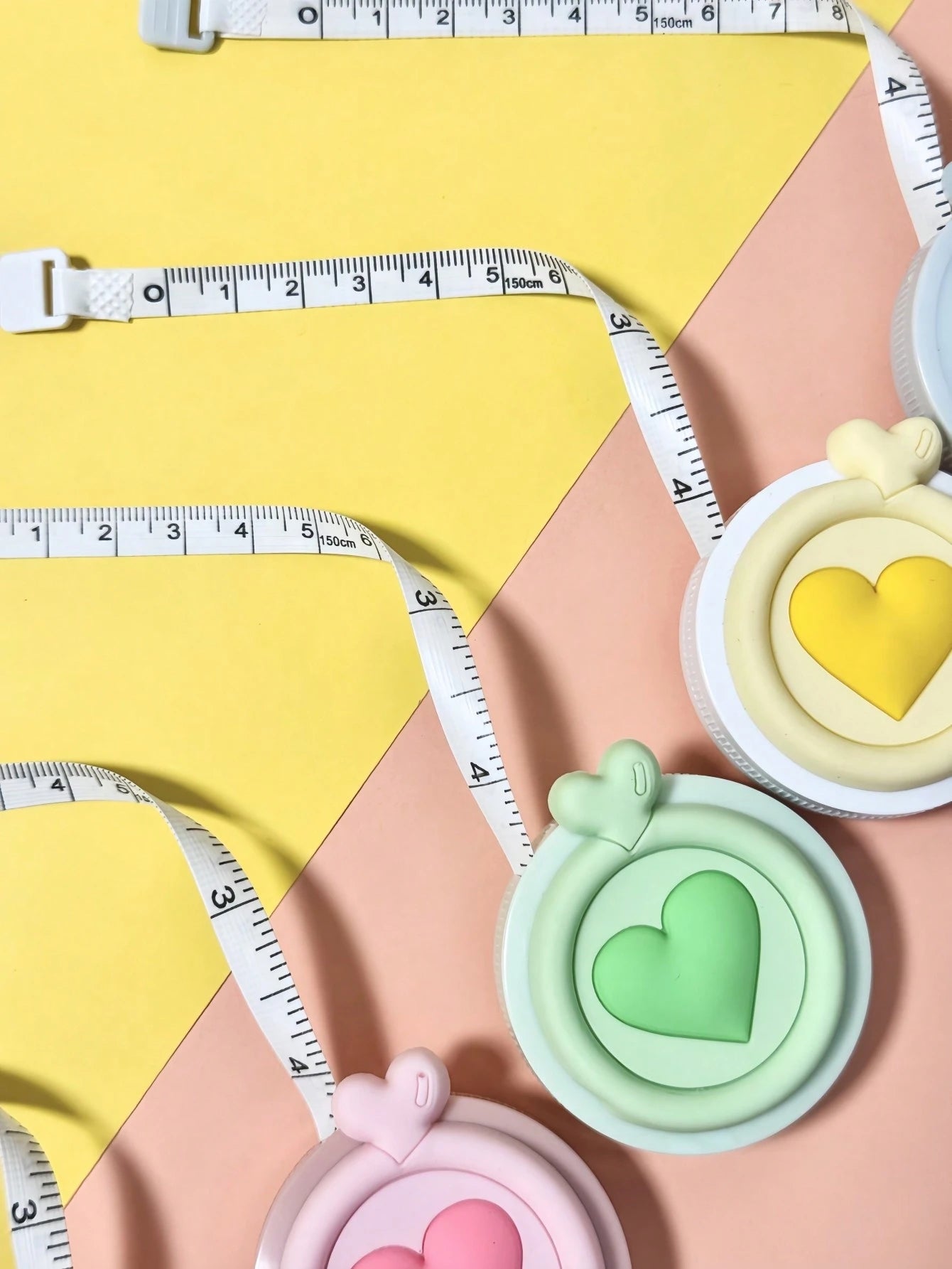 1pc Macaron Color Retractable Tape Measure, Double-Sided Metric/Imperial Mini Ruler, Useful For Measuring Length, Height, Distance, Chest, Waist, Hip, Height, Clothing Size