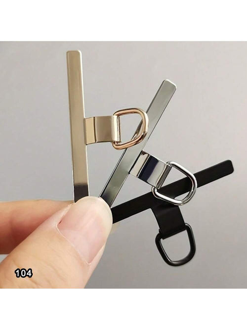 1pc Metal Connector Clip For Phone Case, Durable Thin Zen-Style Hook Pendant Charm, Won't Damage Phone