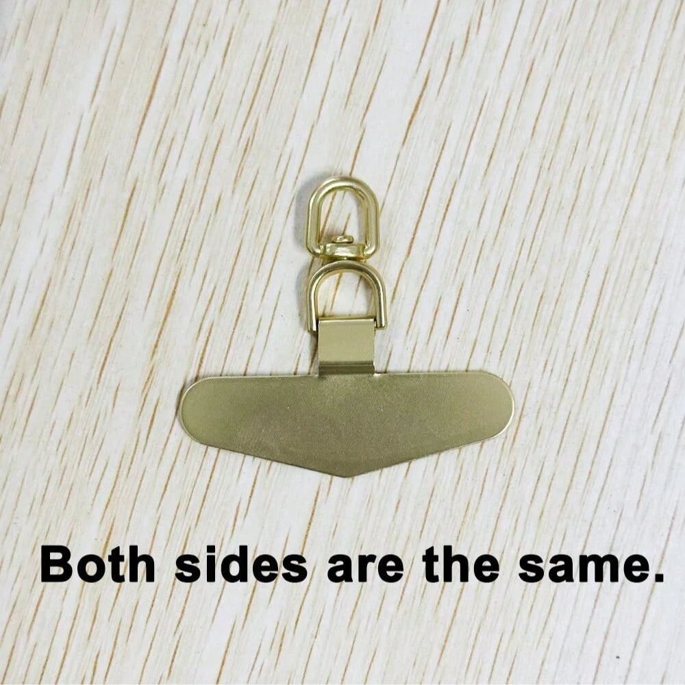 1pc Metal Connector Clip For Phone Case, Durable Thin Zen-Style Hook Pendant Charm, Won't Damage Phone