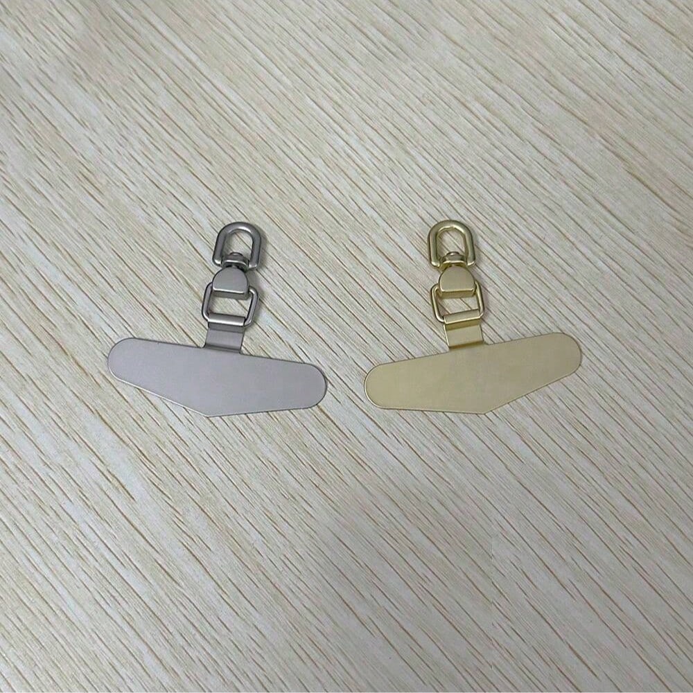 1pc Metal Connector Clip For Phone Case, Durable Thin Zen-Style Hook Pendant Charm, Won't Damage Phone