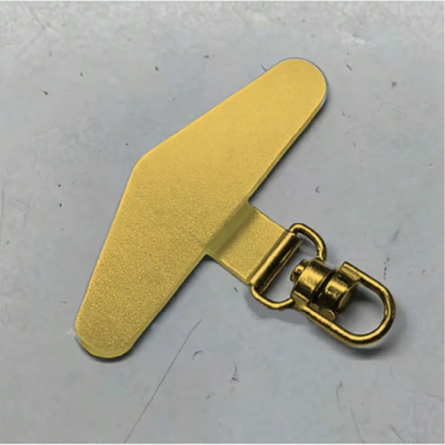 1pc Metal Connector Clip For Phone Case, Durable Thin Zen-Style Hook Pendant Charm, Won't Damage Phone