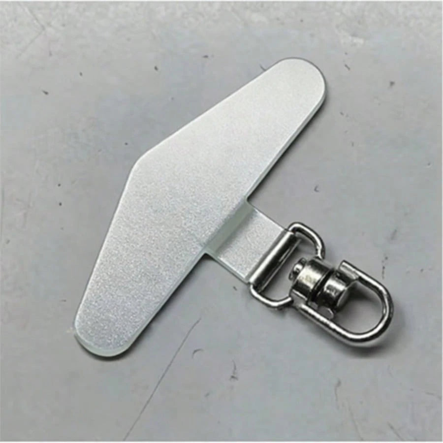 1pc Metal Connector Clip For Phone Case, Durable Thin Zen-Style Hook Pendant Charm, Won't Damage Phone