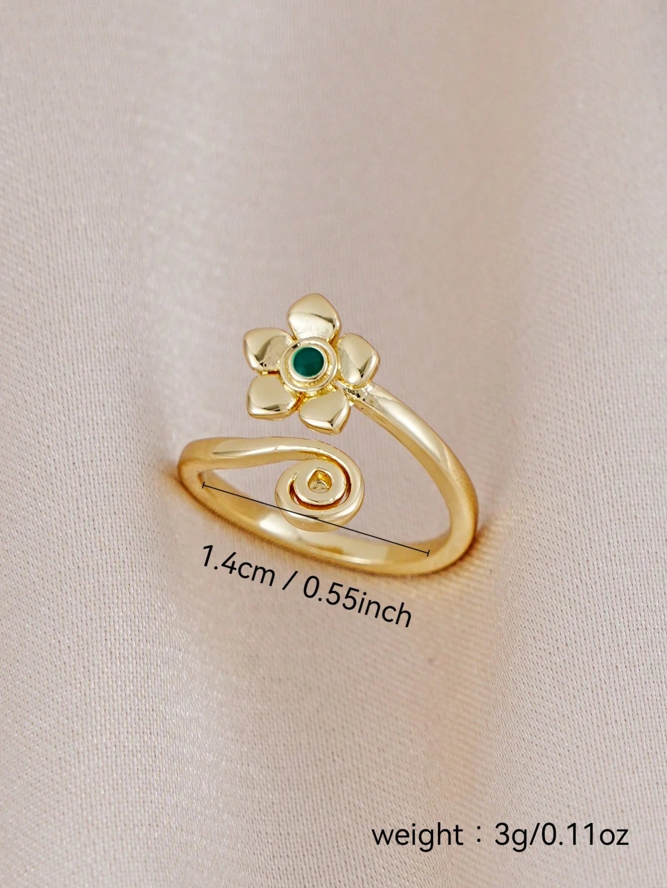 1pc Minimalist Floral Design Toe Ring, Suitable For Women's Daily, Summer Beach, Vacation, Party Wear