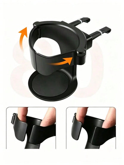 1pc Multi-Function Universal Car Air Vent Cup Holder With Cup Tray, Car Cup Holder Installed In Air Vent, Ashtray Holder