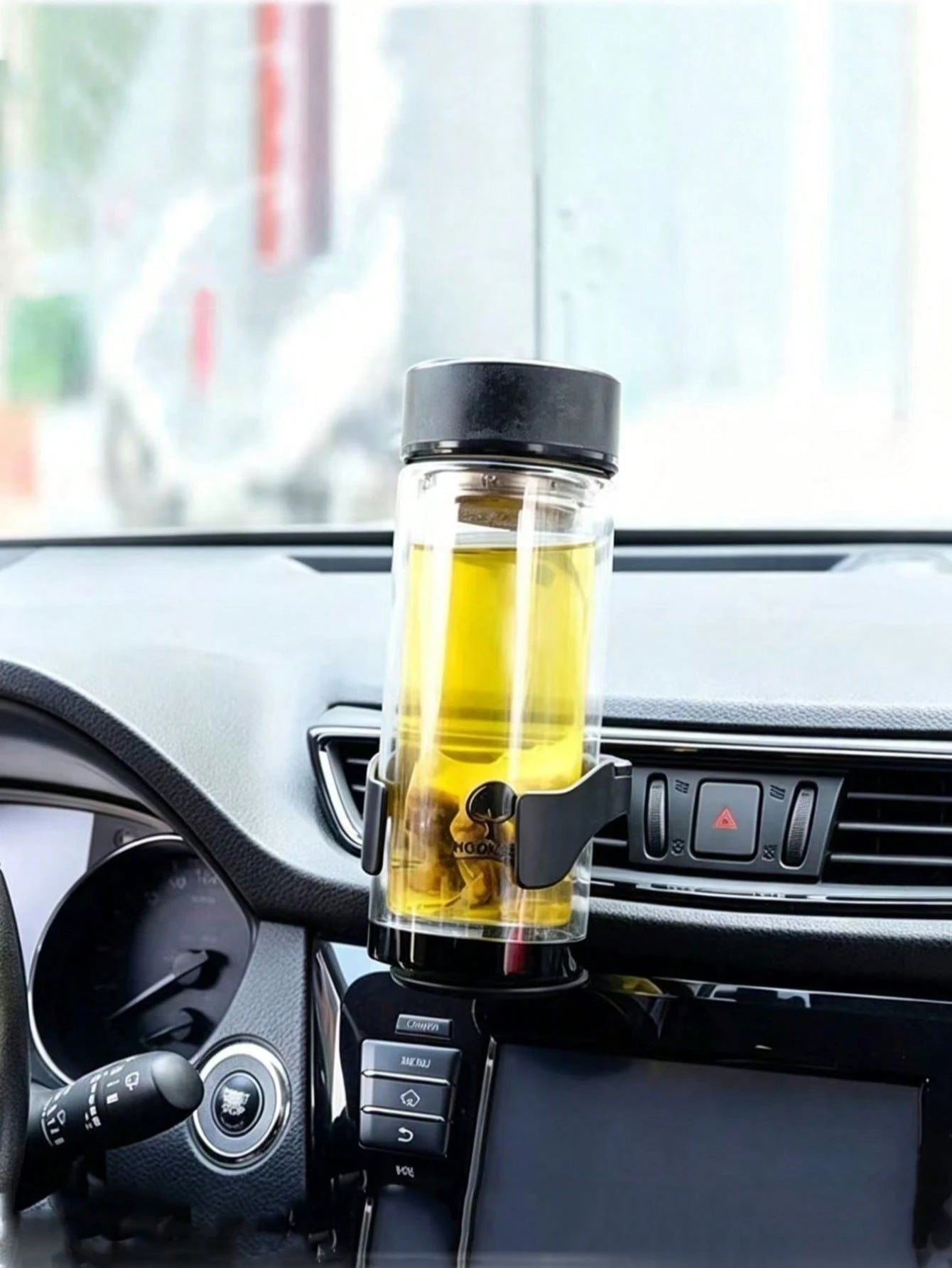 1pc Multi-Function Universal Car Air Vent Cup Holder With Cup Tray, Car Cup Holder Installed In Air Vent, Ashtray Holder