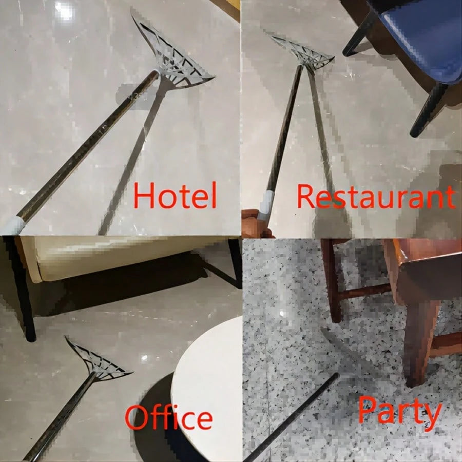 1pc Multifunctional Magic Broom Extended Thickened Edition 112cm/43 Inch Stainless Steel Handle Rubber Strip Silicone Strip Floor Sweeper Car Wiper Lazy Broom Suitable For: Kitchen/Toilet/Living Room