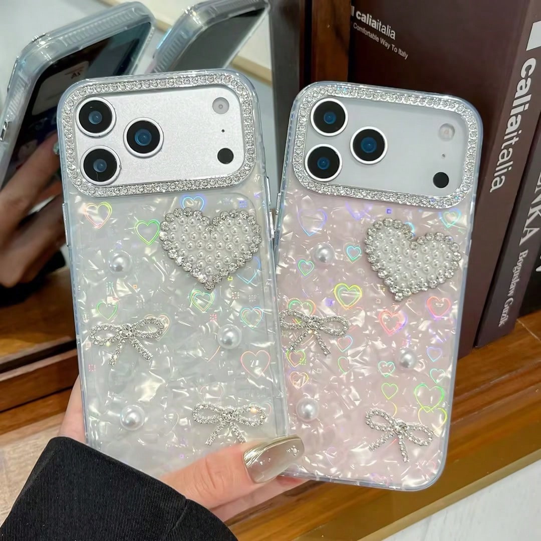 1pc Pink Rhinestone Sanrio Hello Kitty Cartoon Big Bow Rhinestone Full Coverage Luxury Women's TPU Shockproof Phone Case Protective Cover Compatible With IPhone 11/12/13/14/15/16/17 PRO MAX, Sanrio, K