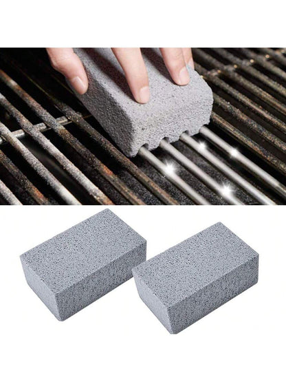 1pc Pumice Stone Grill Cleaning Brick, Suitable For Barbecue Grill, Outdoor Kitchen Grill Cleaning Tool