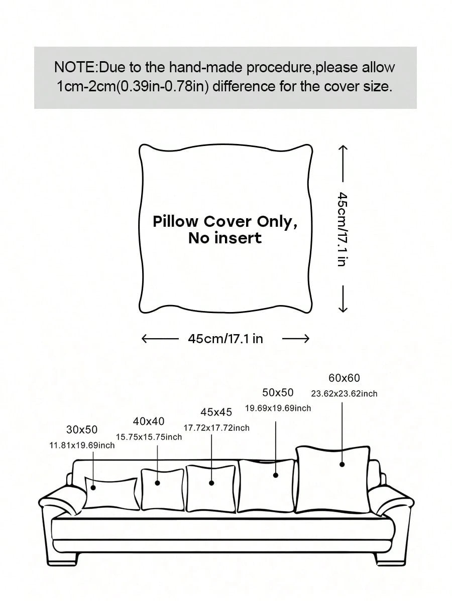 1pc Romantic French Style Ruffled Quilted Envelope Without Filler, Chic Romantic Decorative Throw Pillowcase For Bedroom/Dorm/Sofa/Couch, Gift For Lover, Friend. Machine Washable. Oeko-Tex Certified.
