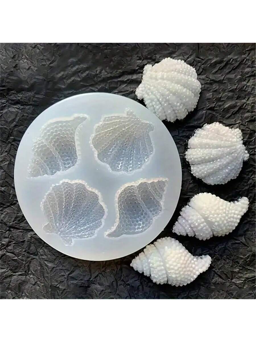 1pc Seashell Shaped Silicone Mold