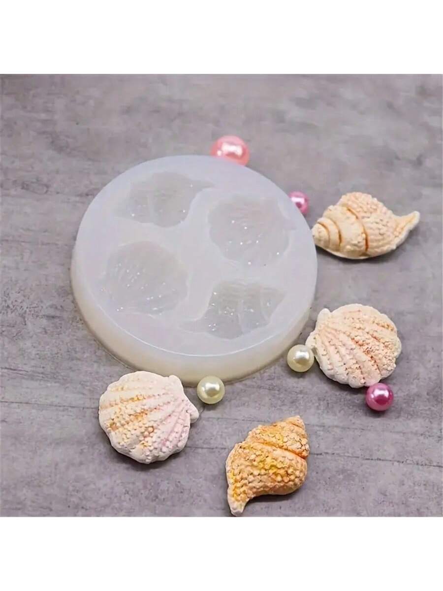1pc Seashell Shaped Silicone Mold