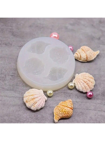 1pc Seashell Shaped Silicone Mold