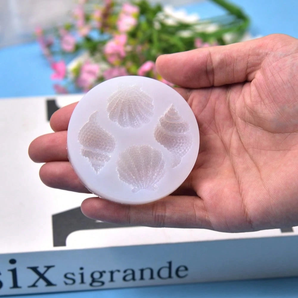 1pc Seashell Shaped Silicone Mold