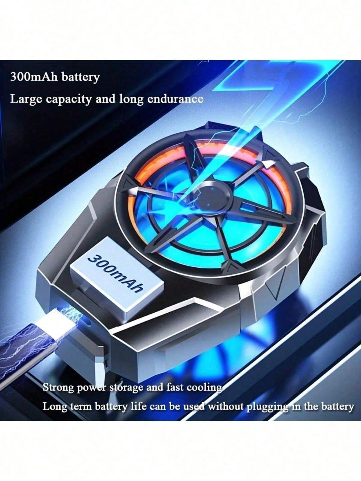 1pc Semiconductor Cooling Phone Radiator Fan- 3 Seconds Rapid Cooling, Large Area Cooling, Compatible With All Phone Models, Ideal For Gaming/Live Streaming/Flash Tasks. Phone Game Radiator, Semicond