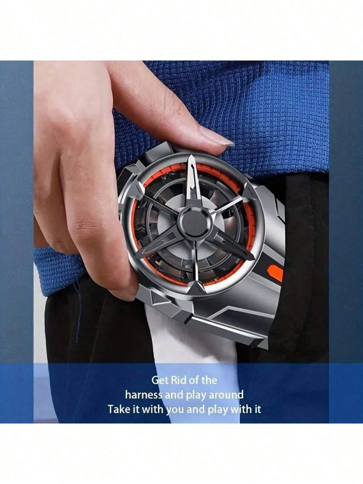 1pc Semiconductor Cooling Phone Radiator Fan- 3 Seconds Rapid Cooling, Large Area Cooling, Compatible With All Phone Models, Ideal For Gaming/Live Streaming/Flash Tasks. Phone Game Radiator, Semicond