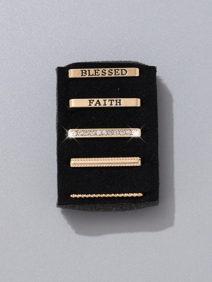 1pc Silicone Watch Band Decorative Charm With Letters & Rhinestone & Buckle & Nail Compatible With Apple Watchband Series Ultra/Se/8/7 (38mm/40mm/41mm/42mm)
