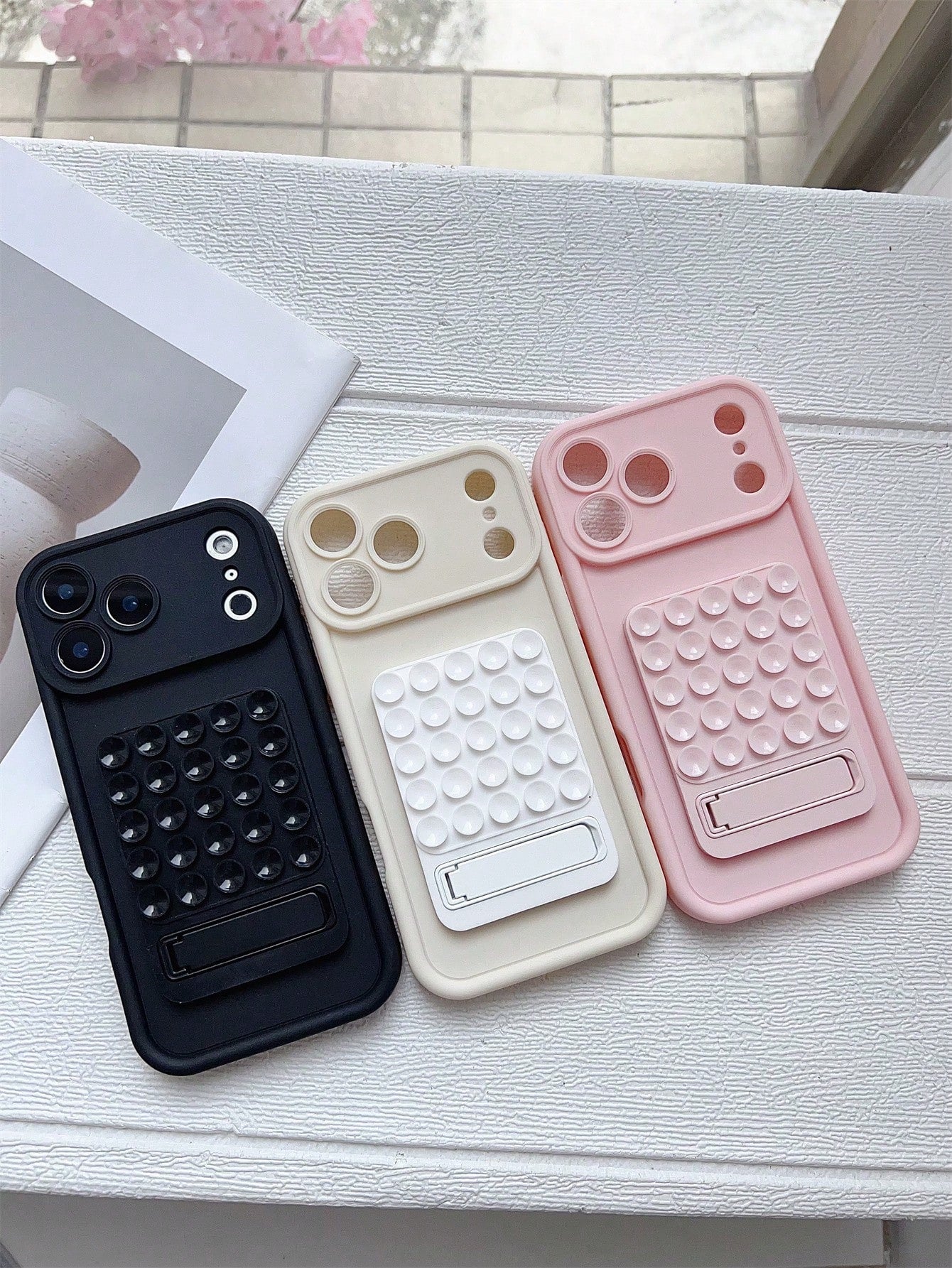 1pc Suction Cup Phone Case 2026's Latest Hot-Selling Mobile Phone Case Cell Phone Case For Galaxy S26,S25,S24,S24Plus/S24+,S24Ultra,S24FE,S20,S21,S22,S23 For IPhone 11/11 Pro/11 Pro Max/12/12 Pro/12 P