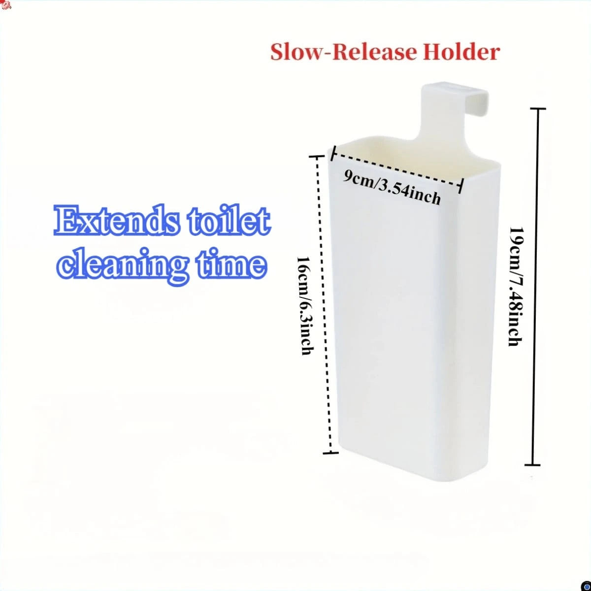 1pc Toilet Tank Cleaner Holder, Modern Style Plastic Self-Cleaning Replacement Shell, Long-Lasting Slow-Release Anti-Corrosion Toilet Cleaning Ball Container, Without Cleaning Liquid, Essential Bathro