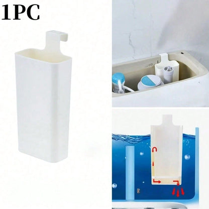 1pc Toilet Tank Cleaner Holder, Modern Style Plastic Self-Cleaning Replacement Shell, Long-Lasting Slow-Release Anti-Corrosion Toilet Cleaning Ball Container, Without Cleaning Liquid, Essential Bathro