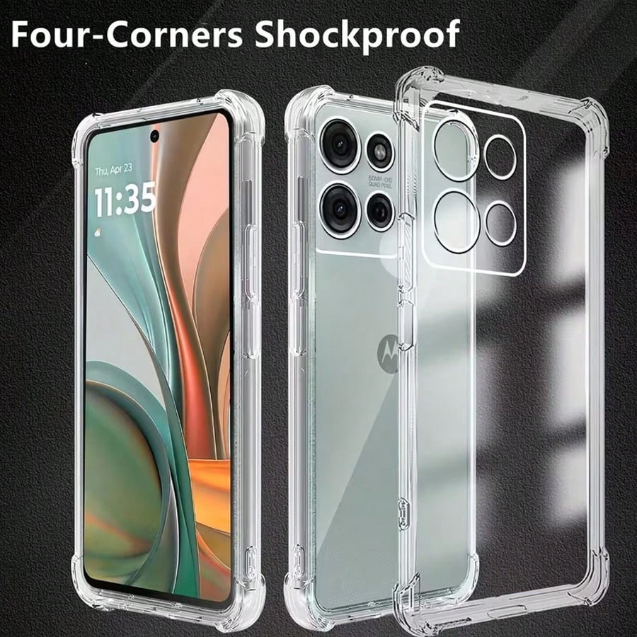 1pc: Transparent Moto Phone Case Suitable For Moto Edge50 Neo/Moto G86/Moto G24/Moto G14/Moto E14/Moto G06. It Is A Shock-Proof Phone Case, A Minimalist Phone Case, A Fashionable Phone Case, An Phone
