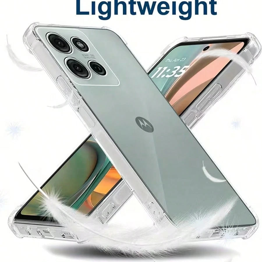 1pc: Transparent Moto Phone Case Suitable For Moto Edge50 Neo/Moto G86/Moto G24/Moto G14/Moto E14/Moto G06. It Is A Shock-Proof Phone Case, A Minimalist Phone Case, A Fashionable Phone Case, An Phone
